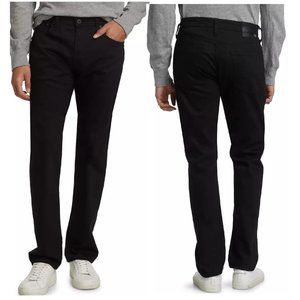 AG Adriano Goldschmied Men's Tellis Modern Slim Super Black Sateen Jeans 38 x 30